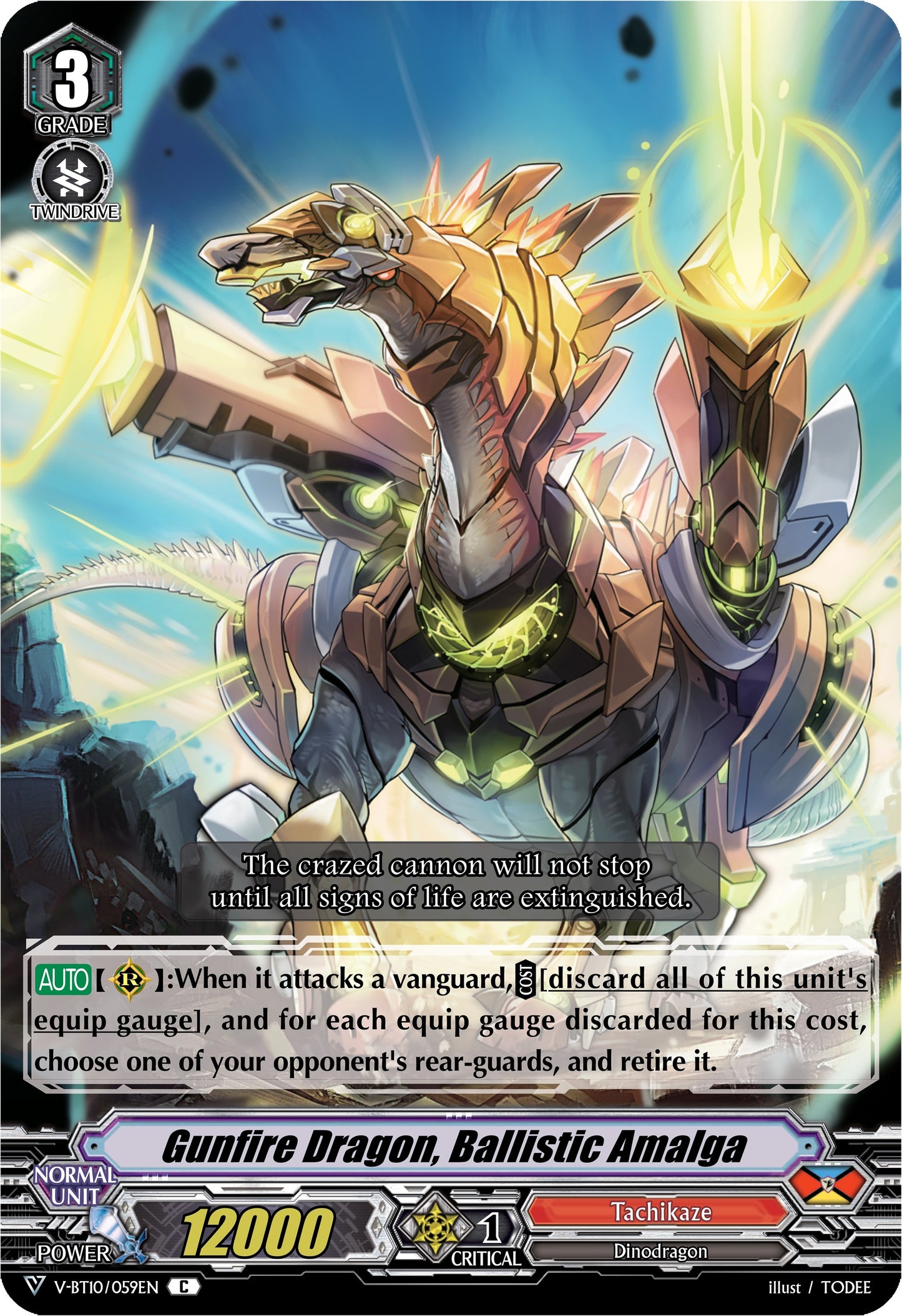 Gunfire Dragon Ballistic Amalga (10059) [V-BT10] - Cardfight Vanguard Single