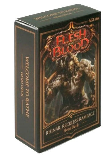 Hero Decks: Welcome to Rathe - Rhinar [1st Edition] [RNR] - Flesh and Blood TCG Sealed