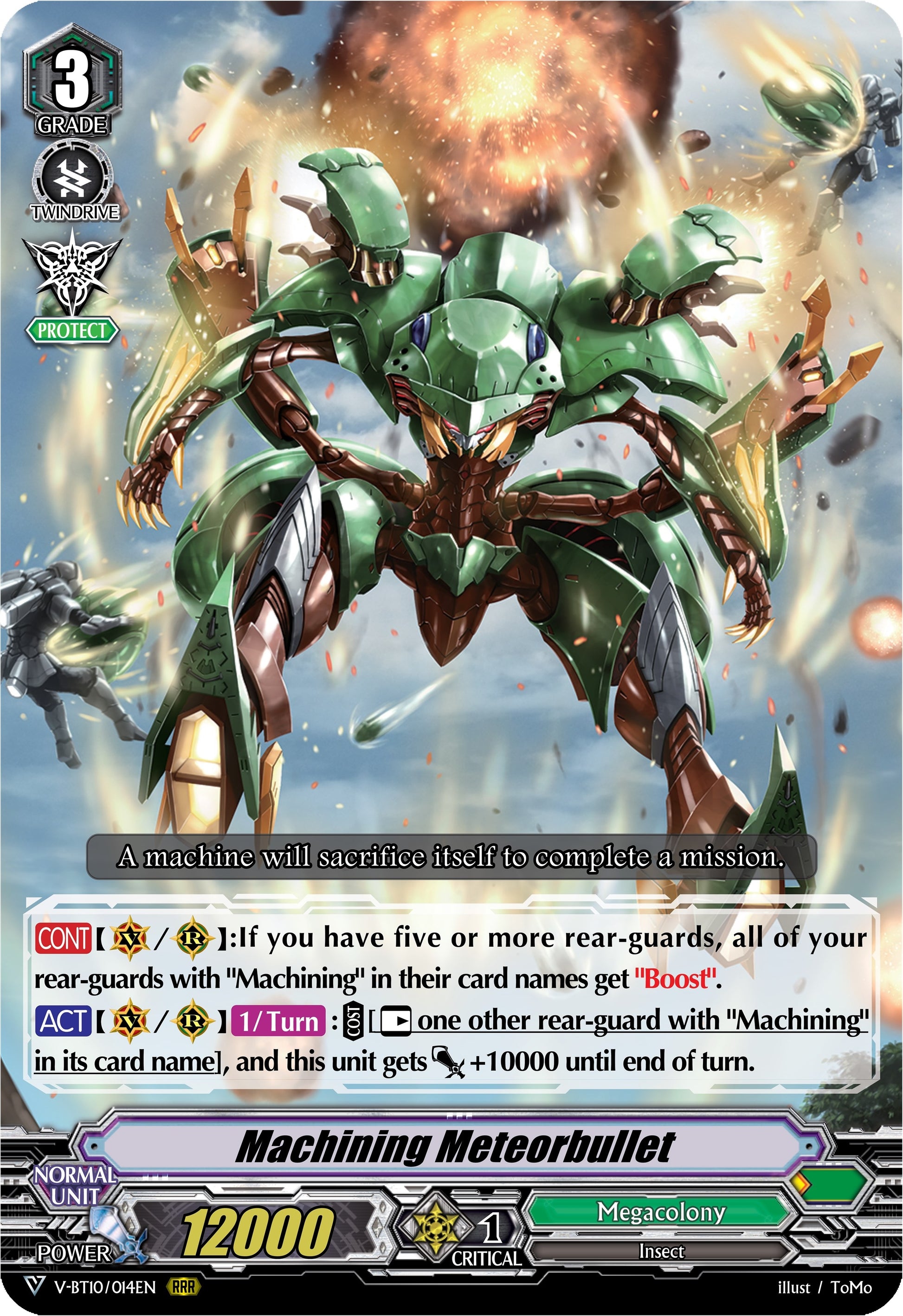 Machining Meteorbullet (10014) [V-BT10] - Cardfight Vanguard Single
