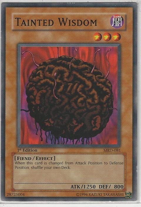 Tainted Wisdom (81) (MRD) - YuGiOh Single