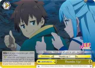 Thumbs Up! (76027) [KS/W76] - Weiss Schwarz Single