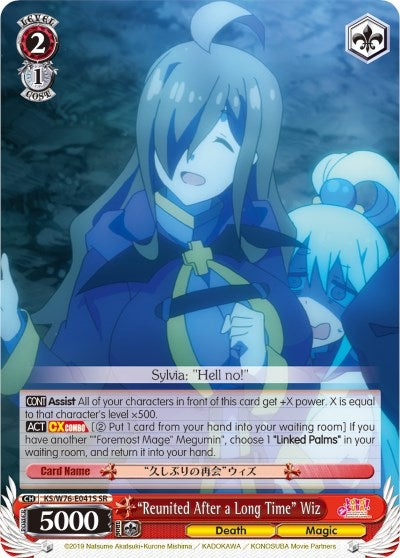 ’Reunited After a Long Time’ Wiz (SR) (76041) [KS/W76] - Weiss Schwarz Single