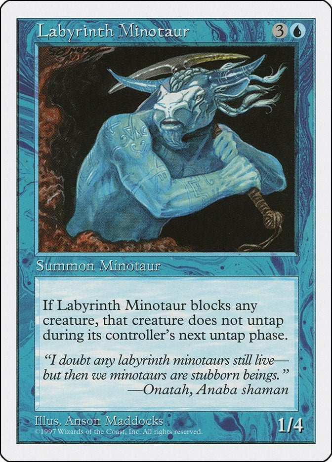 Labyrinth Minotaur [5ED] - MTG Single