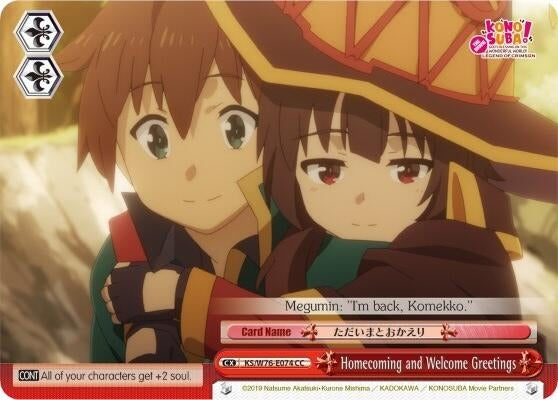 Homecoming and Welcome Greetings (76074) [KS/W76] - Weiss Schwarz Single