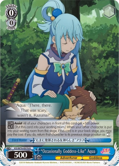 ’Occasionally Goddess-Like’ Aqua (76078) [KS/W76] - Weiss Schwarz Single