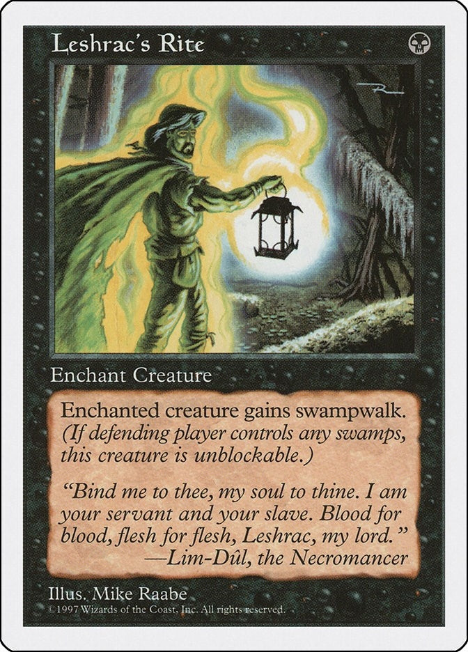 Leshrac’s Rite [5ED] - MTG Single