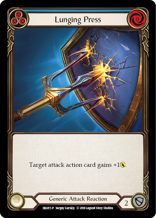 Image for Lunging Press (IRA011) - Flesh and Blood TCG