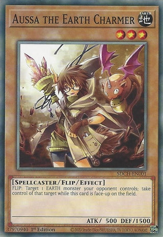 Aussa the Earth Charmer (1) (SDCH) - YuGiOh Single