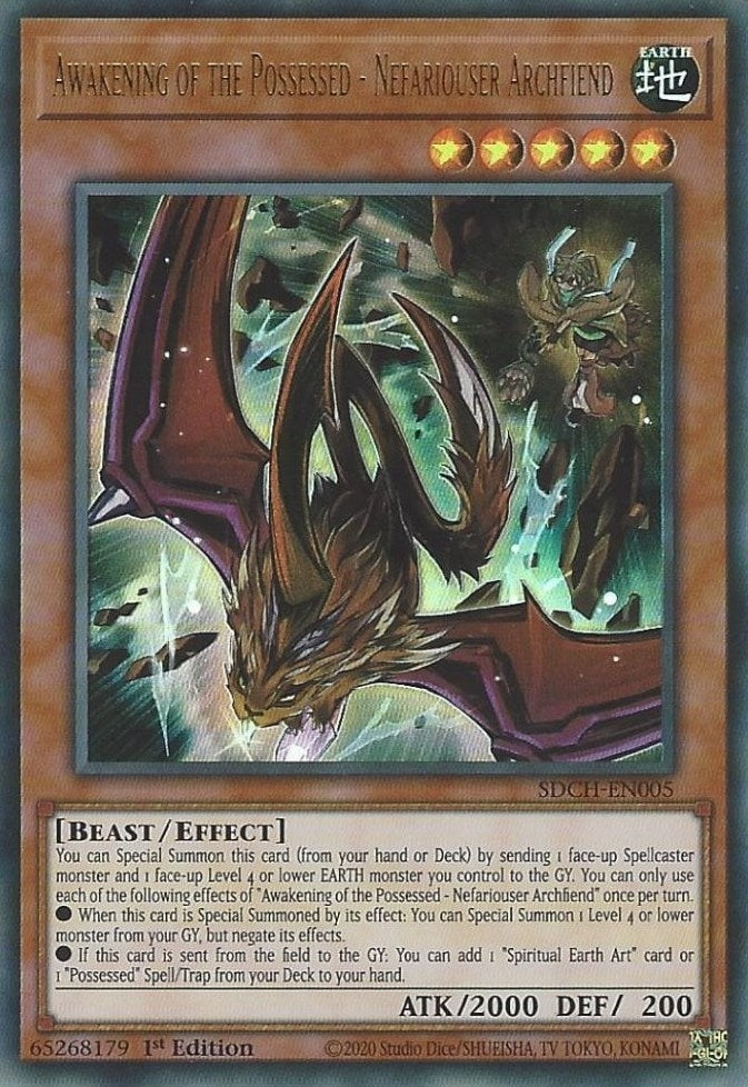 Awakening of the Possessed - Nefariouser Archfiend (5) (SDCH) - YuGiOh Single