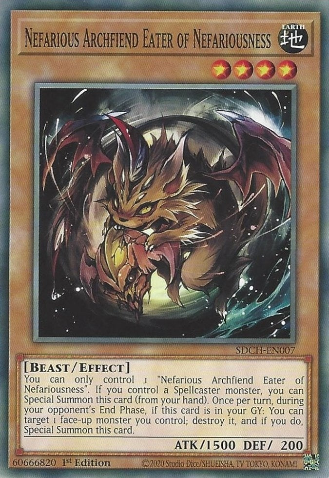 Nefarious Archfiend Eater of Nefariousness (7) (SDCH) - YuGiOh Single