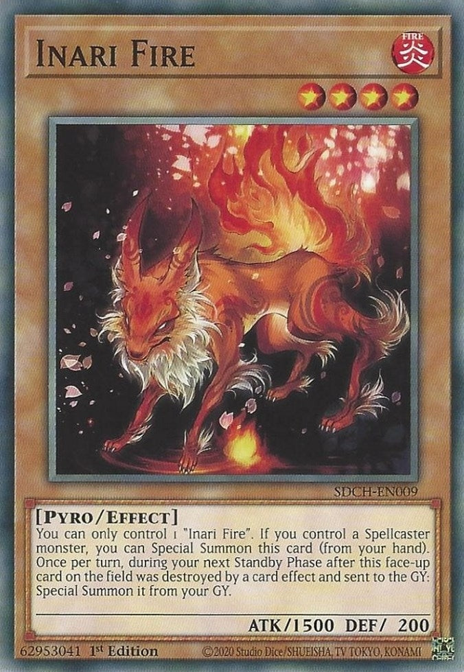 Inari Fire (9) (SDCH) - YuGiOh Single