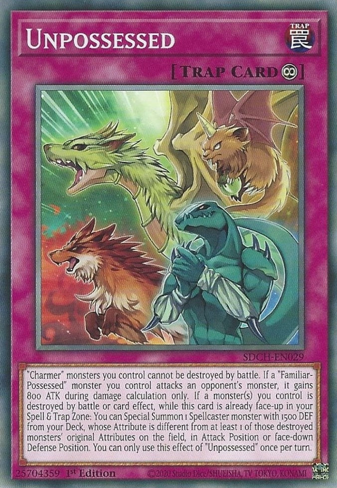 Unpossessed (29) (SDCH) - YuGiOh Single