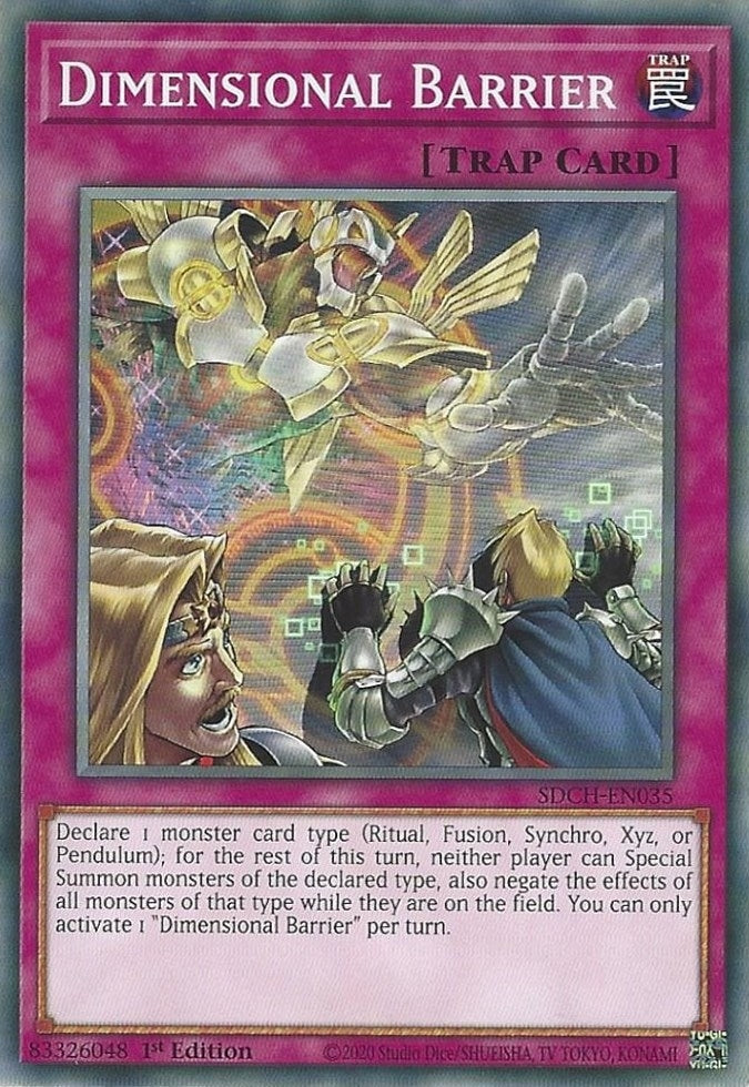 Dimensional Barrier (35) (SDCH) - YuGiOh Single