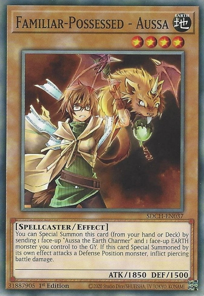 Familiar-Possessed - Aussa (37) (SDCH) - YuGiOh Single