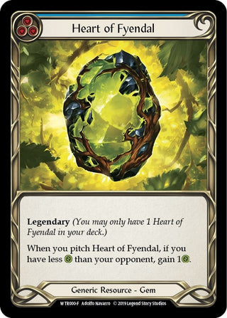 Heart of Fyendal (0) [WTR] - Flesh and Blood TCG Single