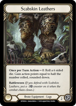 Scabskin Leathers (4) [WTR] - Flesh and Blood TCG Single