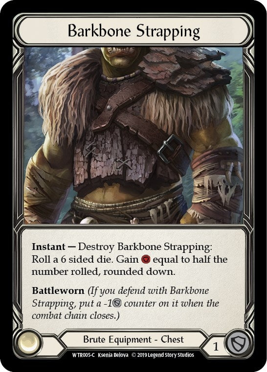 Barkbone Strapping (5) [WTR] - Flesh and Blood TCG Single