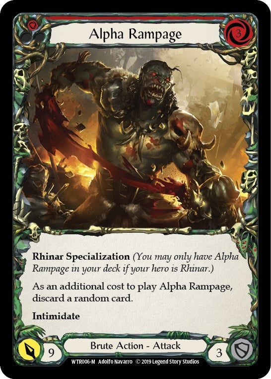 Alpha Rampage (6) [WTR] - Flesh and Blood TCG Single