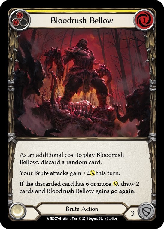 Bloodrush Bellow (7) [WTR] - Flesh and Blood TCG Single