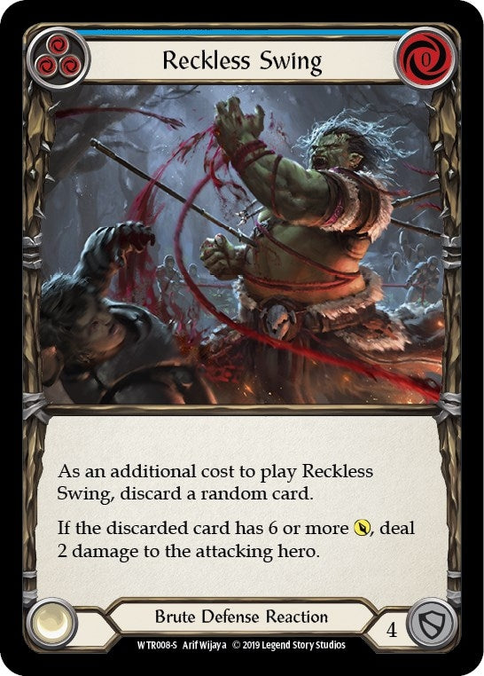 Reckless Swing (8) [WTR] - Flesh and Blood TCG Single