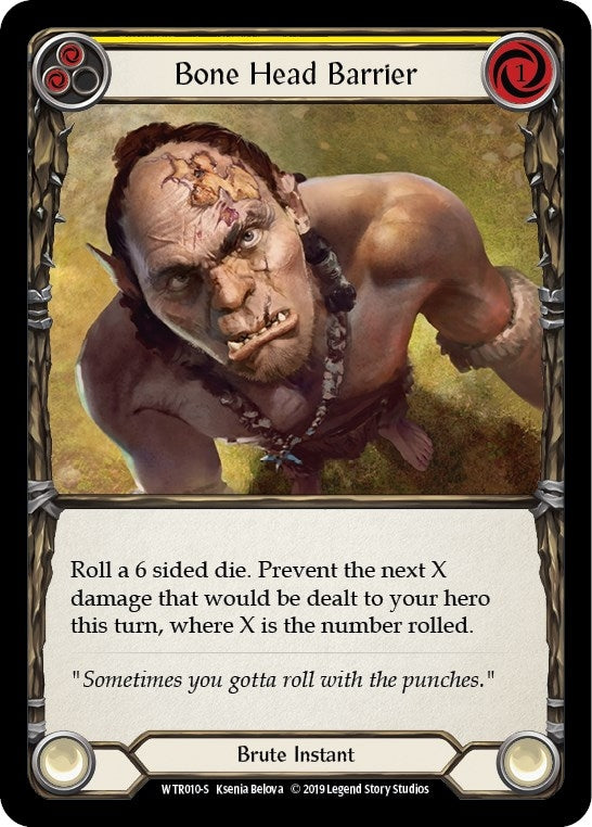 Bone Head Barrier (10) [WTR] - Flesh and Blood TCG Single