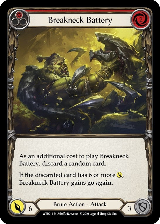 Breakneck Battery (Red) (11) [WTR] - Flesh and Blood TCG Single