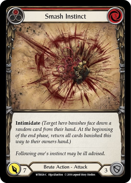 Smash Instinct (Red) (26) [WTR] - Flesh and Blood TCG Single