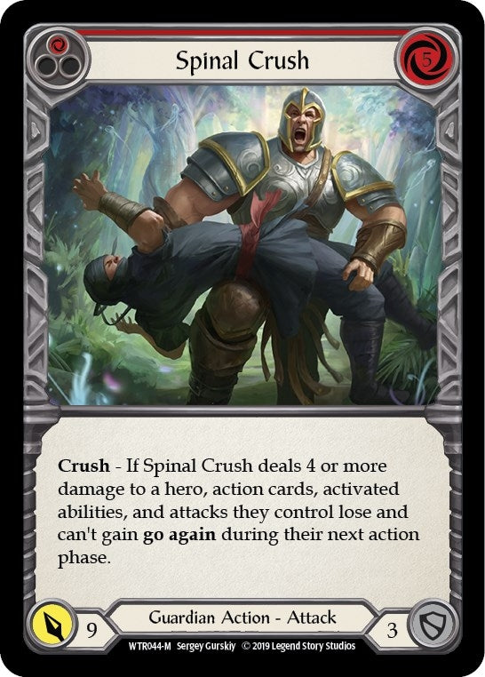Spinal Crush (44) [WTR] - Flesh and Blood TCG Single