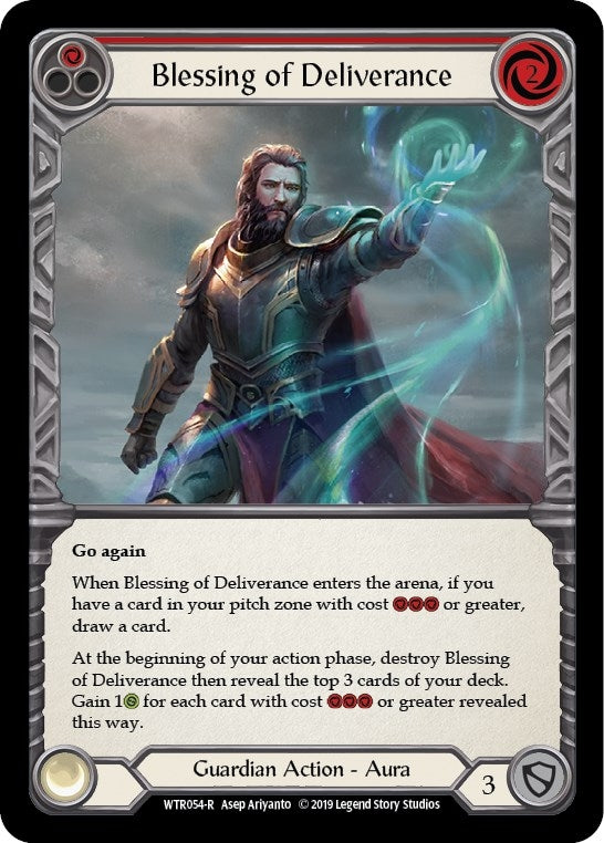Blessing of Deliverance (Red) (54) [WTR] - Flesh and Blood TCG Single