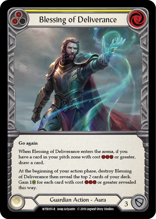 Blessing of Deliverance (Yellow) (55) [WTR] - Flesh and Blood TCG Single
