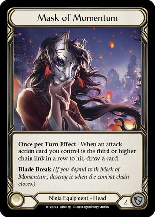 Mask of Momentum (79) [WTR] - Flesh and Blood TCG Single