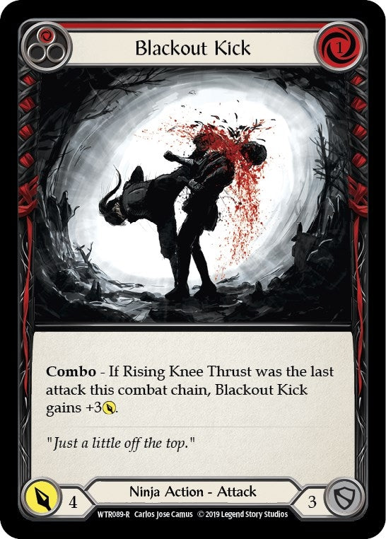 Blackout Kick (Red) (89) [WTR] - Flesh and Blood TCG Single