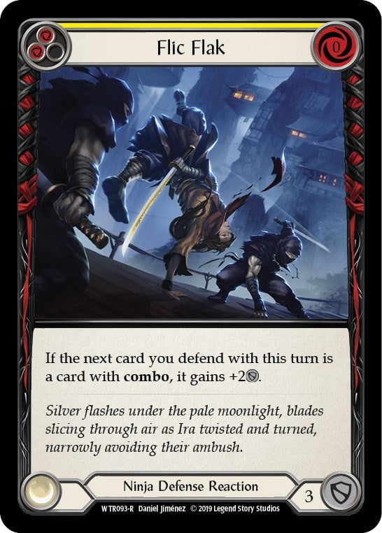 Flic Flak (Yellow) (93) [WTR] - Flesh and Blood TCG Single