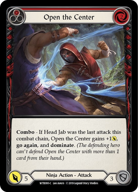 Open the Center (Red) (95) [WTR] - Flesh and Blood TCG Single