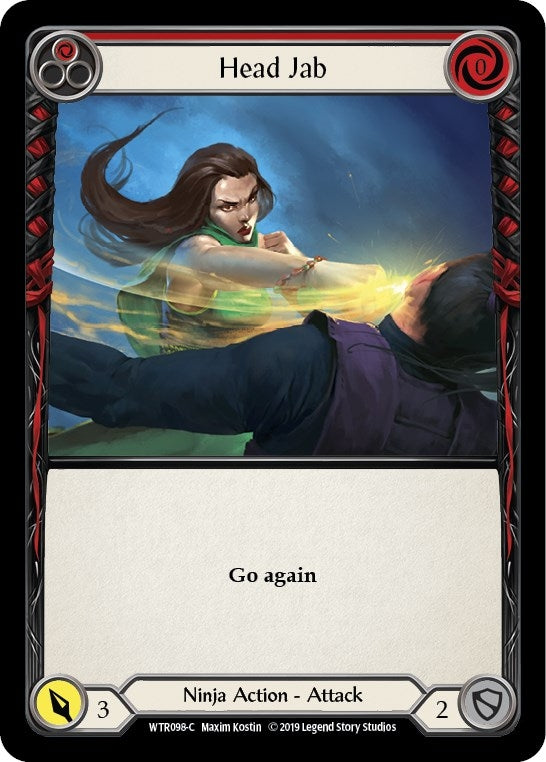 Head Jab (Red) (98) [WTR] - Flesh and Blood TCG Single