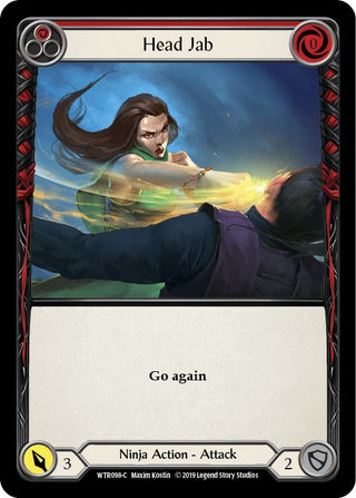 Head Jab (Red) (98) [WTR] - Flesh and Blood TCG Single