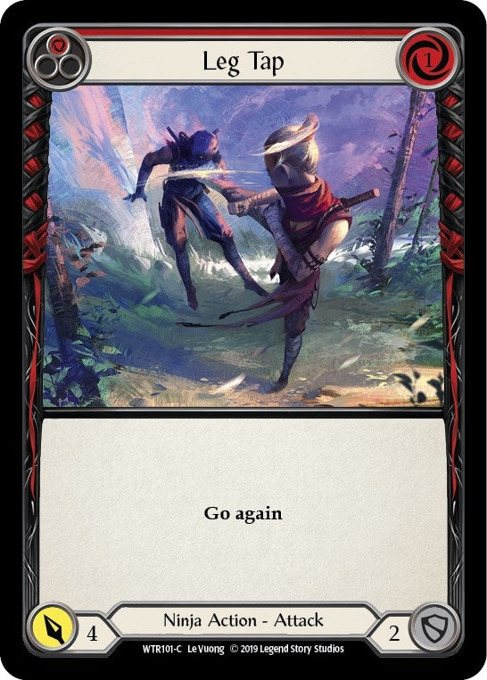 Leg Tap (Red) (101) [WTR] - Flesh and Blood TCG Single