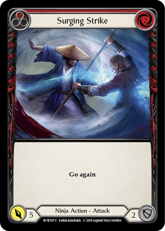 Surging Strike (Red) (107) [WTR] - Flesh and Blood TCG Single