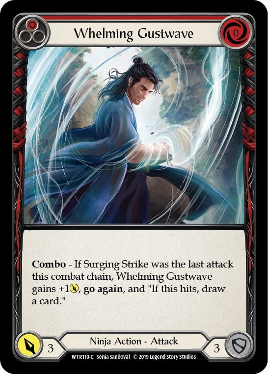 Whelming Gustwave (Red) (110) [WTR] - Flesh and Blood TCG Single