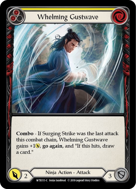 Whelming Gustwave (Yellow) (111) [WTR] - Flesh and Blood TCG Single