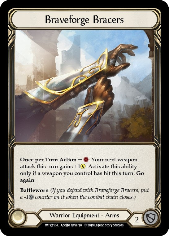 Braveforge Bracers (116) [WTR] - Flesh and Blood TCG Single