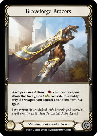 Braveforge Bracers (116) [WTR] - Flesh and Blood TCG Single