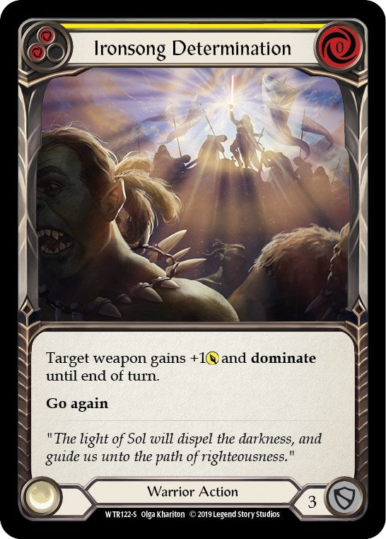 Ironsong Determination (122) [WTR] - Flesh and Blood TCG Single