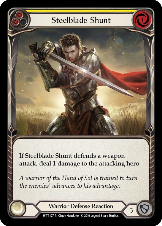 Steelblade Shunt (Yellow) (127) [WTR] - Flesh and Blood TCG Single