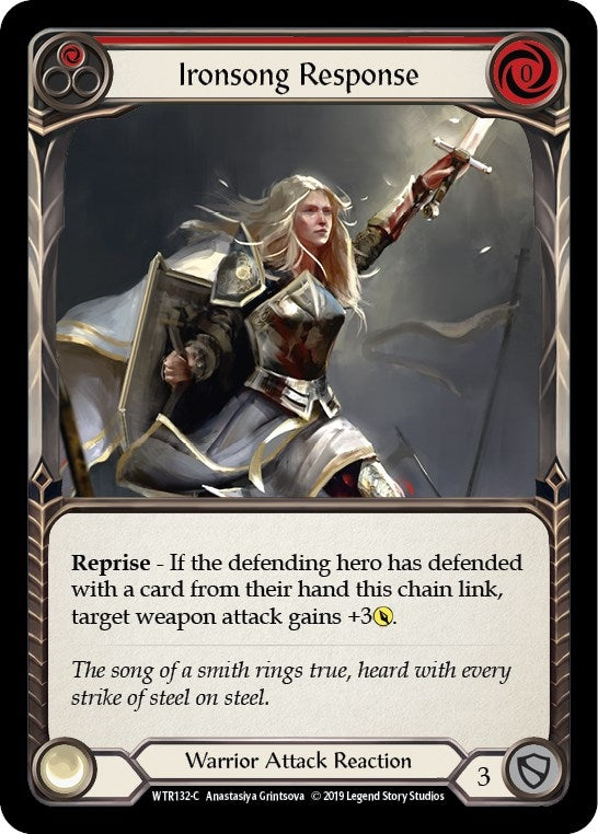 Ironsong Response (Red) (132) [WTR] - Flesh and Blood TCG Single