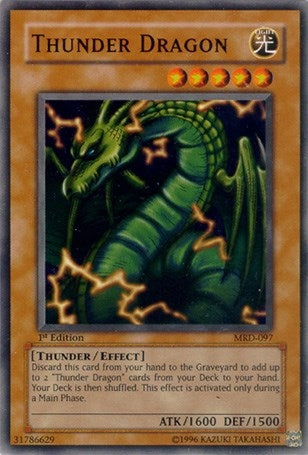 Thunder Dragon (97) (MRD) - YuGiOh Single