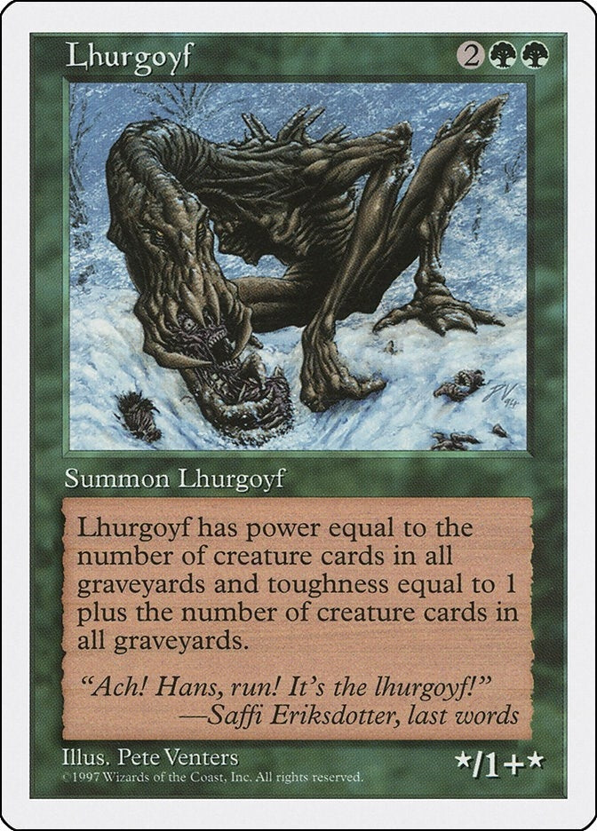 Lhurgoyf [5ED] - MTG Single