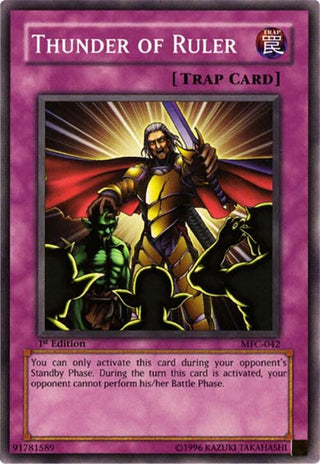 Thunder of Ruler (42) - YuGiOh Single
