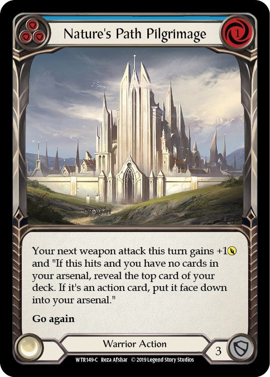 Nature’s Path Pilgrimage (Blue) (149) [WTR] - Flesh and Blood TCG Single
