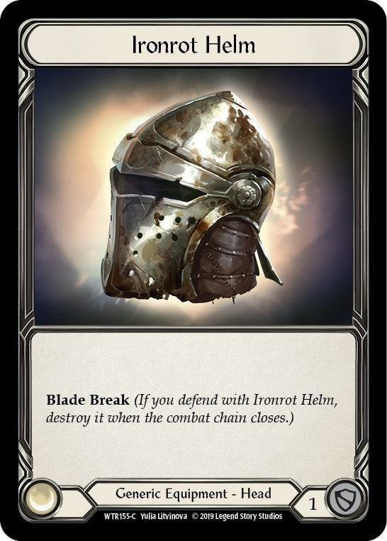Ironrot Helm (155) [WTR] - Flesh and Blood TCG Single